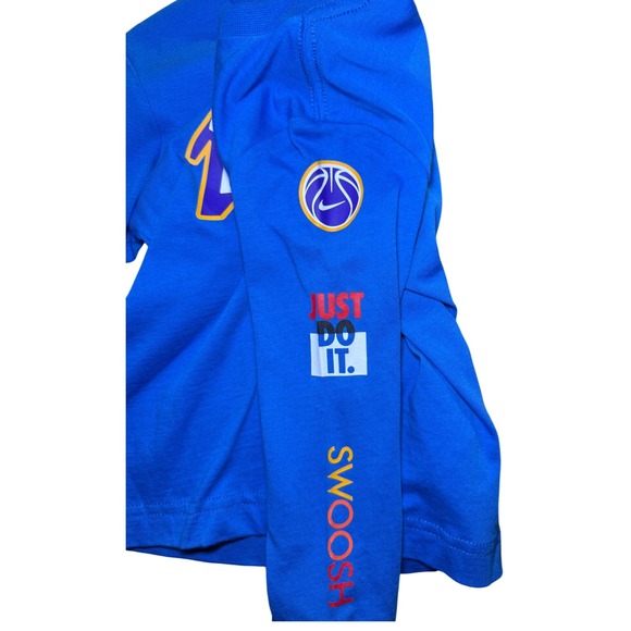 Nike Toddler Boy 2T Blue Long Sleeve T-Shirt - Picture 5 of 5